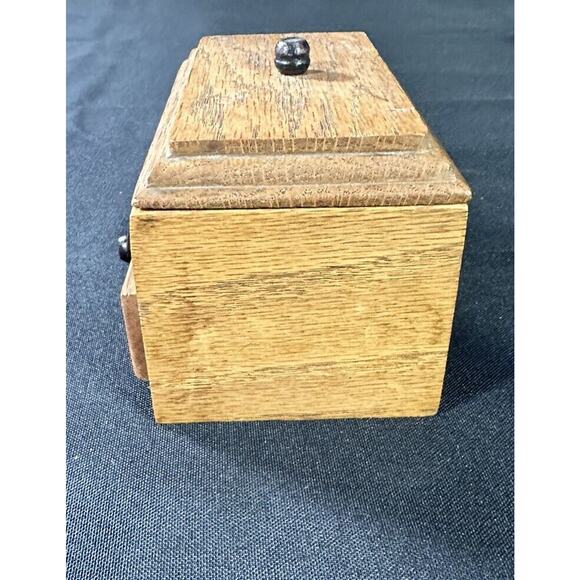 Small Wooden Trinket Box 5” X 3” X 3 1/4” - Picture 7 of 16